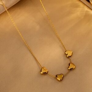 18K Gold Plated Heart Necklace